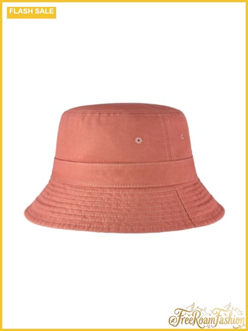 Cotton Bucket Hat UPF 50+ Adjustable Sun Hat Beach Golf Fishing Cap
